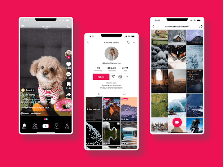 Cover image for TikTok Clone UI Design – Stunning Short Video App Interface