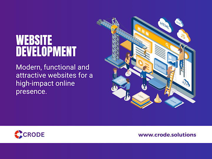 Cover image for Website development - Modern, functional and attractive websites