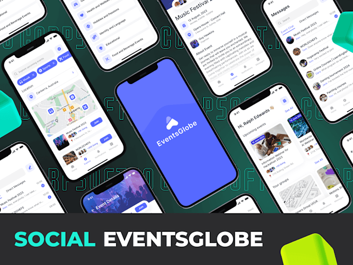 Cover image for Networking mobile app for international event service