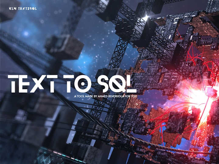 Cover image for Text2SQL - natural language queries to sql