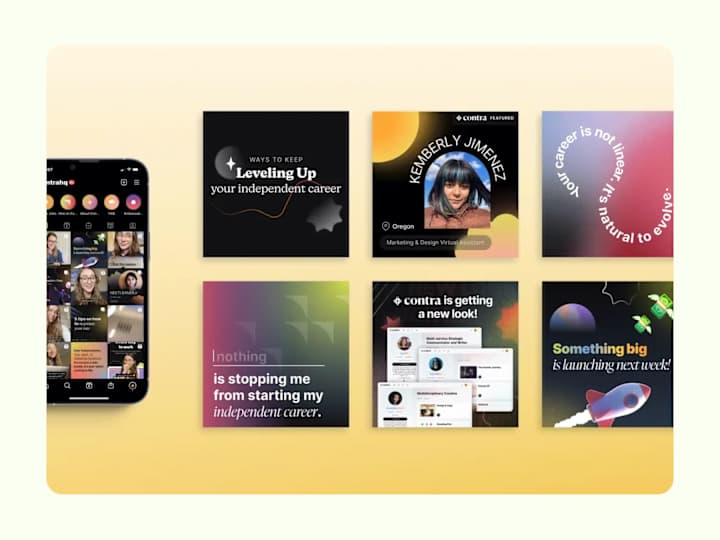 Cover image for @contra Instagram Rebrand