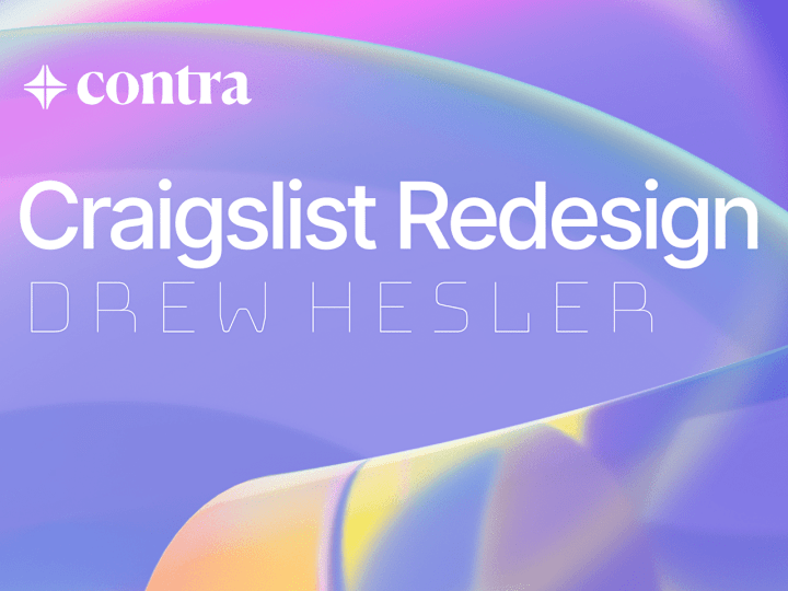 Cover image for Craigslist Redesign