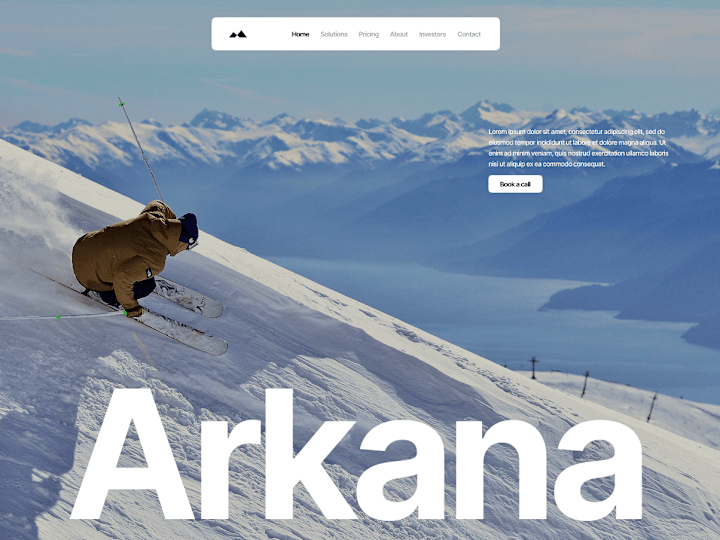 Cover image for Framer Website for Arkana