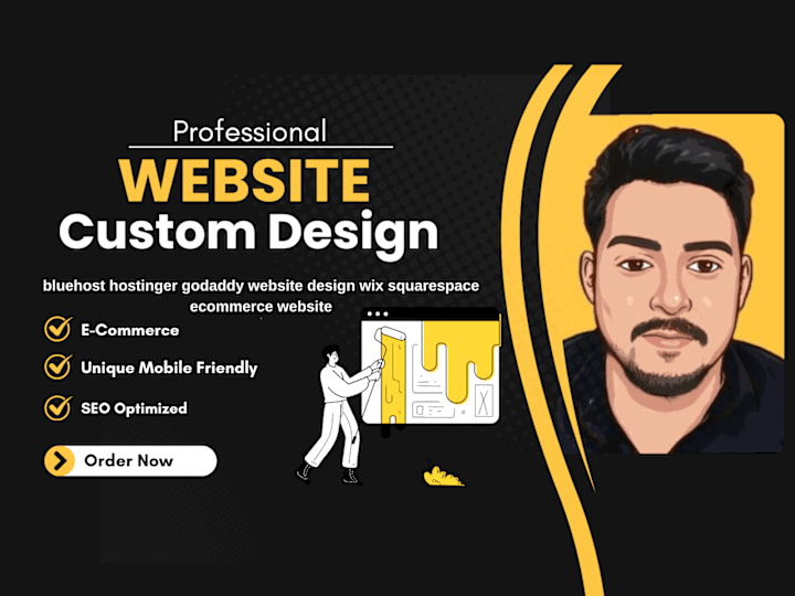 Cover image for I will design & redesign GoDaddy website, Wix, Squarespace