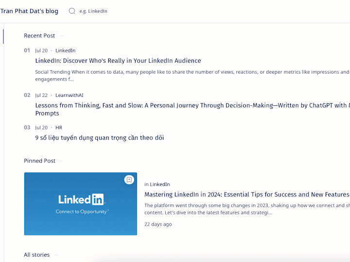Cover image for Personal blogging template