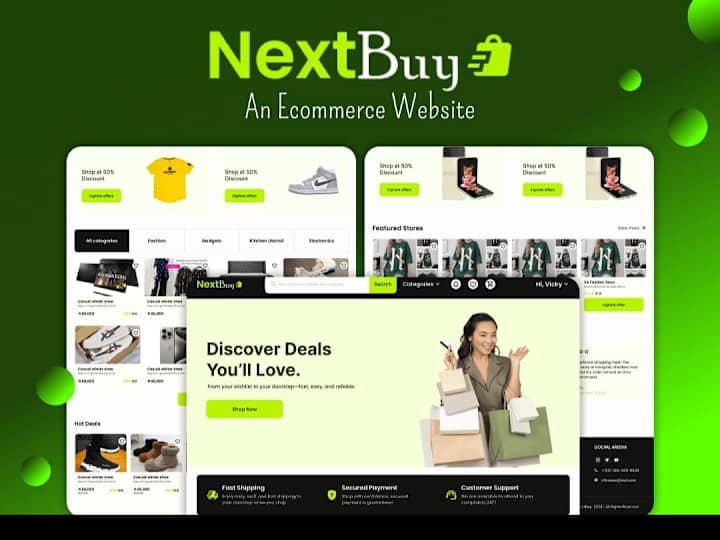 Cover image for Complete Website design and prototyping (SaaS or e-commerce)