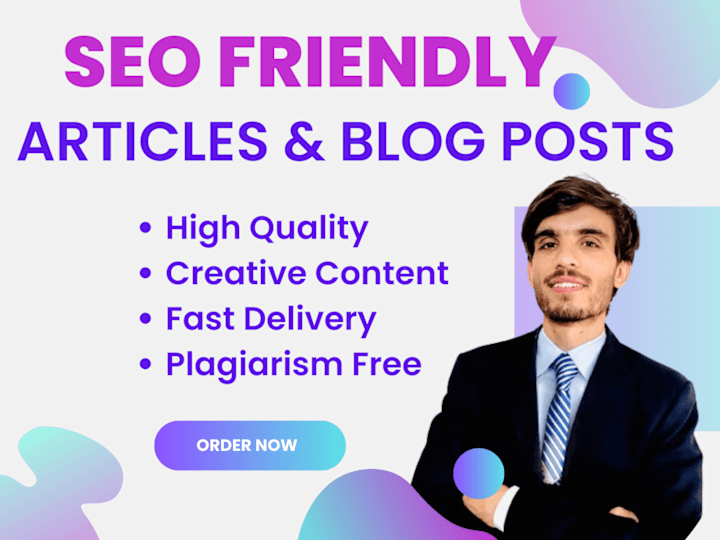 Cover image for Write Powerful SEO-friendly Articles & Blogs To rank on Google