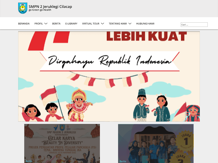 Cover image for UI Designer - Redesign Project for SMP Negeri 2 Jeruklegi