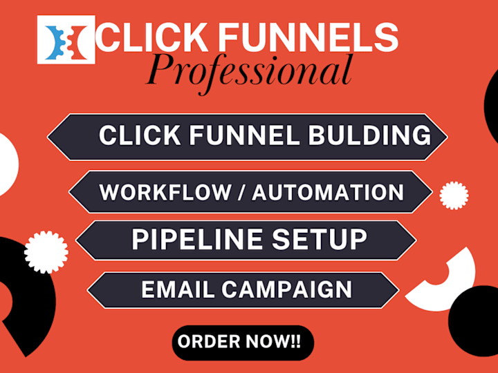 Cover image for Click Funnels Expert || Click Funnel building || Landing Page