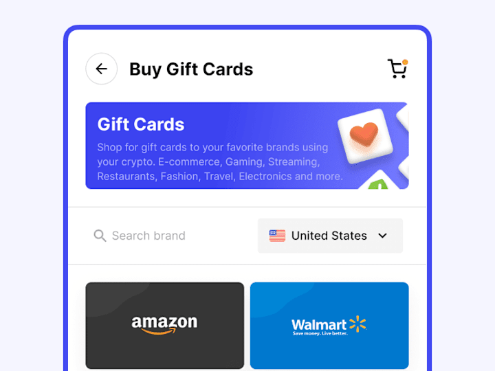 Cover image for 



User Friendly Gift Card Widget Design