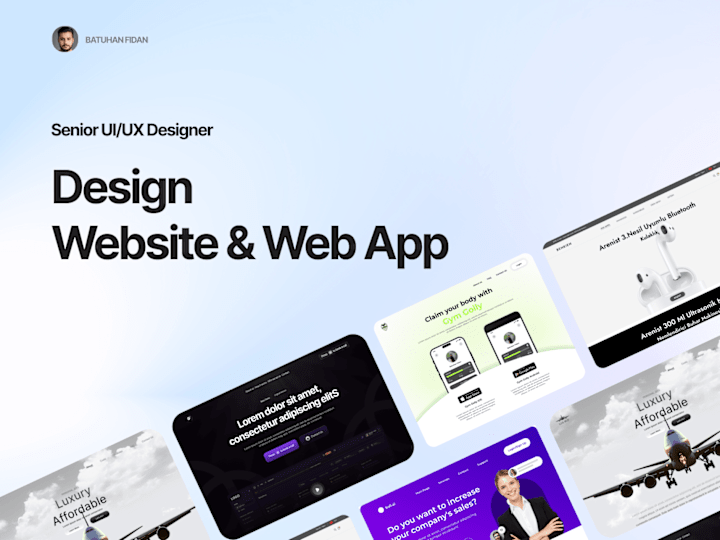 Cover image for Professional Website App / Landing Page Design