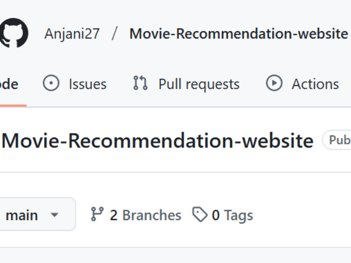 Cover image for Movie-Recommendation-website 