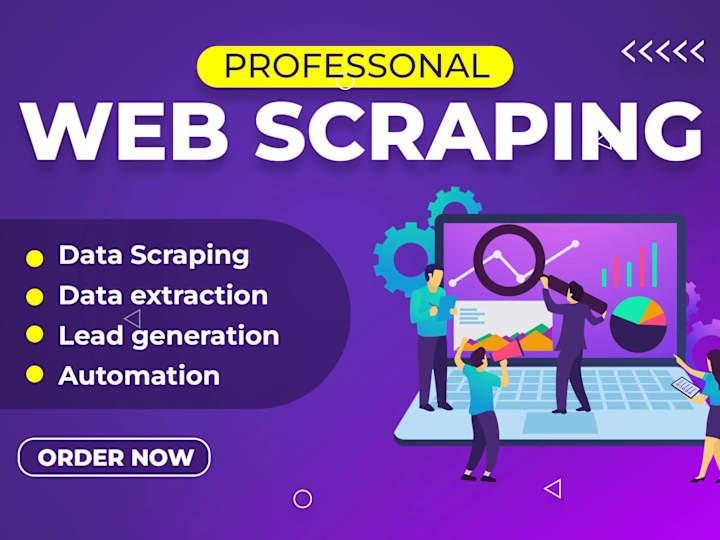 Cover image for Web Scraping: Automated Web and PDF Data Solutions