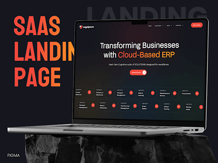 Cover image for SaaS - Landing Page Design :: Behance