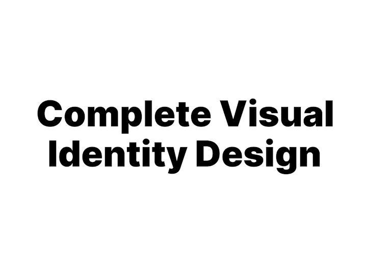 Cover image for Complete Visual Identity Design