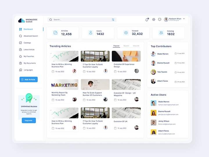 Cover image for Knowledge Cloud Web App