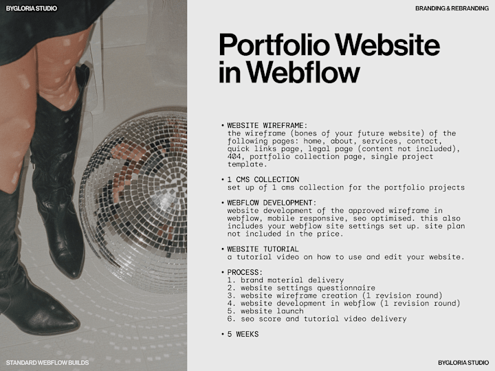 Cover image for Portfolio Website in Webflow