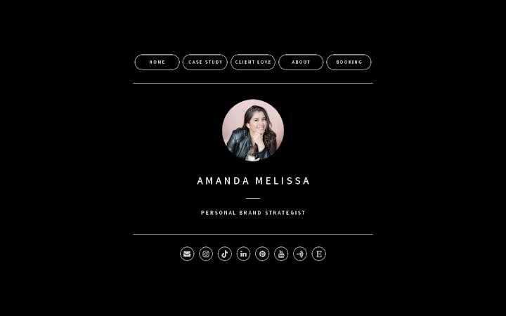 Cover image for Amanda Melissa - Social Media and Personal Brand Strategist