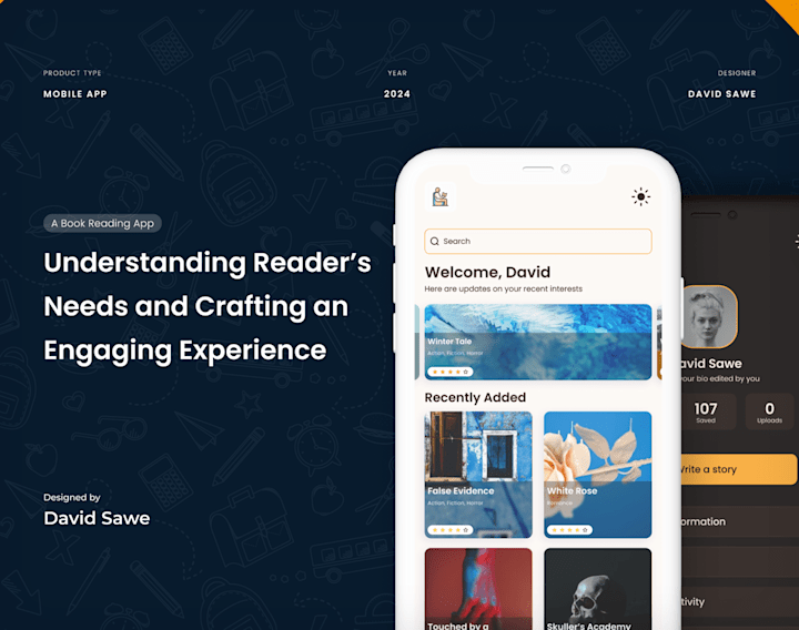 Cover image for Readr Mobile App Design