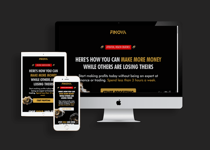 Cover image for Sales Funnel for Finova Finance