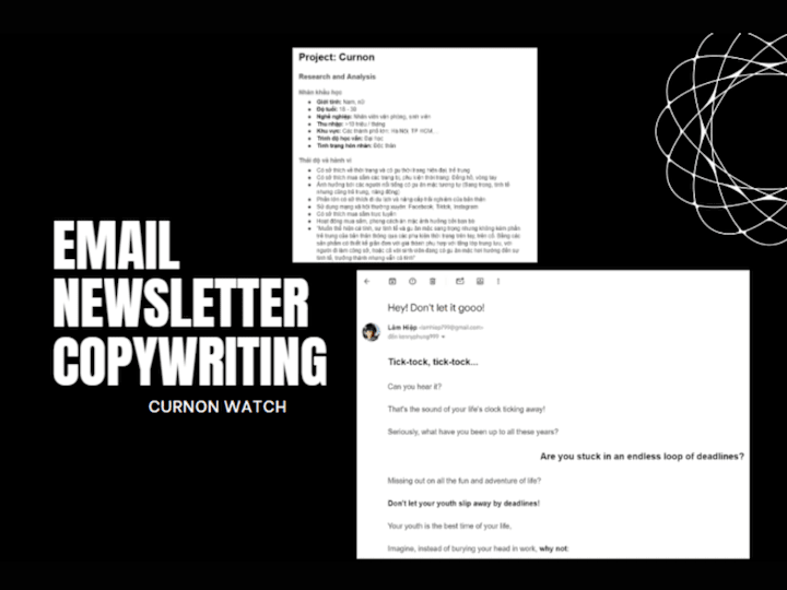 Cover image for Email Newsletter For Watch Store