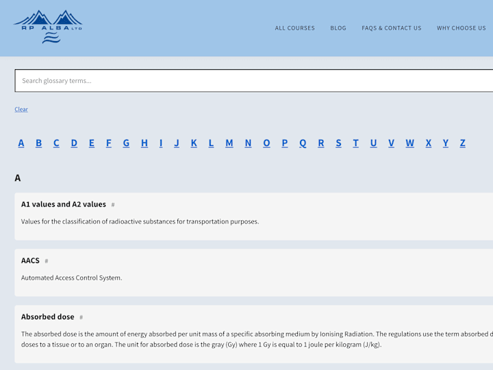 Cover image for Glossary functionality for a Thinkific LMS Site