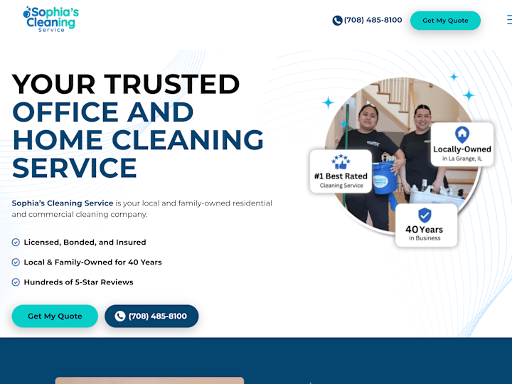Cover image for Sophia’s Cleaning Service in La Grange, IL | Celebrating 40 Yea…