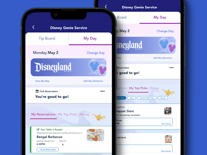 Cover image for Disneyland App Re-design 