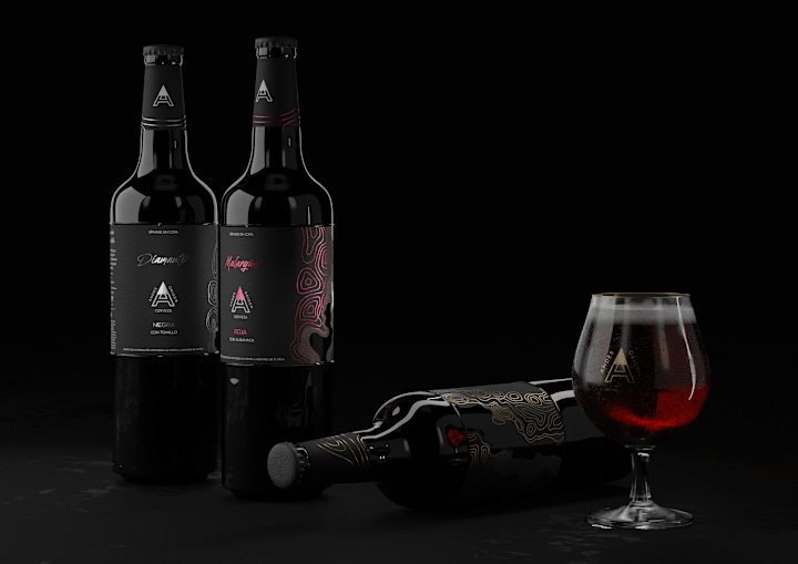 Cover image for Beer label design - Andes Origen on Behance