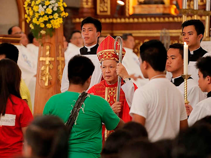 Cover image for The church counts on you, archbishop tells youth