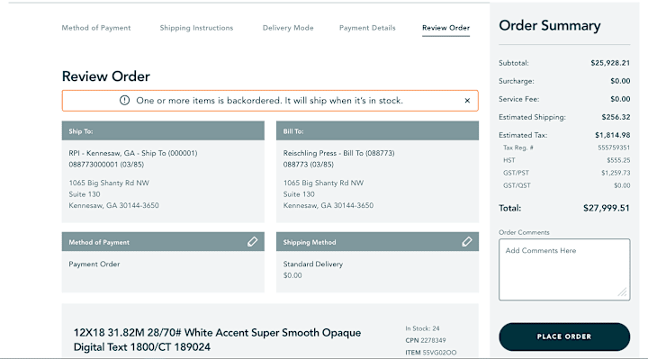 Cover image for Vertiv (checkout) Responsive