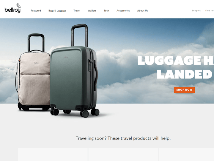 Cover image for Frontend Development for Bellroy's E-commerce Platform
