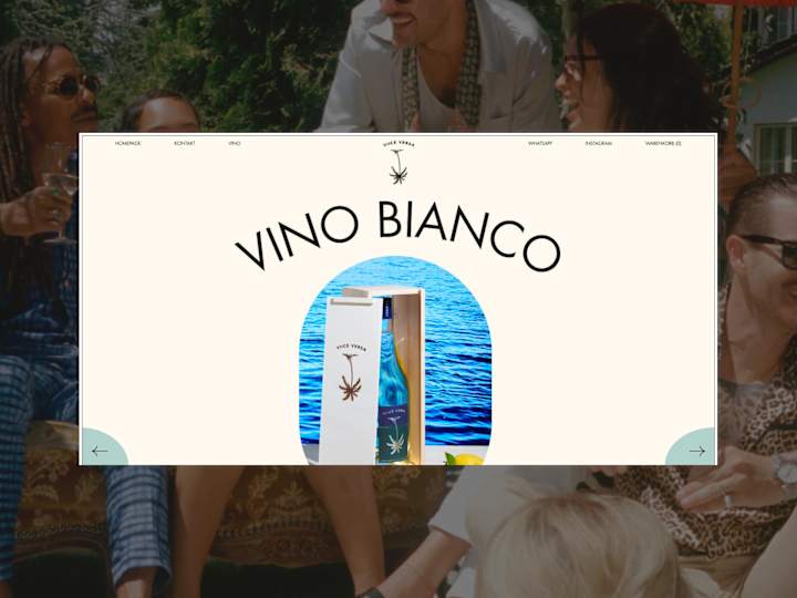 Cover image for E-Commerce Website & Promo Landing Page · Wine Brand