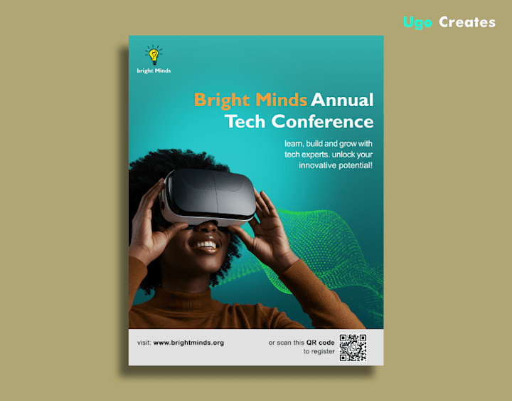 Cover image for Social Media Post Design For A Tech Conference