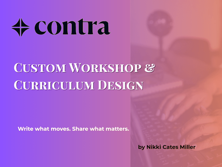 Cover image for Custom Workshop & Curriculum Design