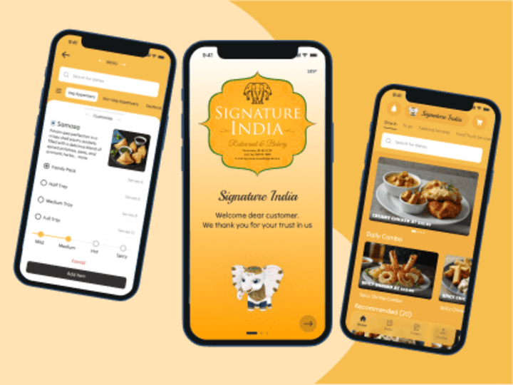 Cover image for Signature India | Food App