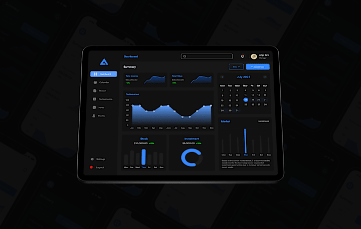 Cover image for Portfolio Management Dashboard