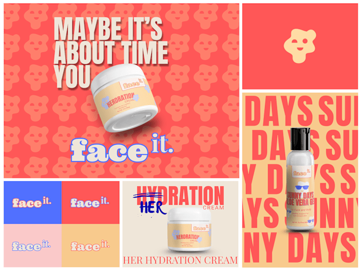 Cover image for Face-It: Teen Skincare Brand Concept
