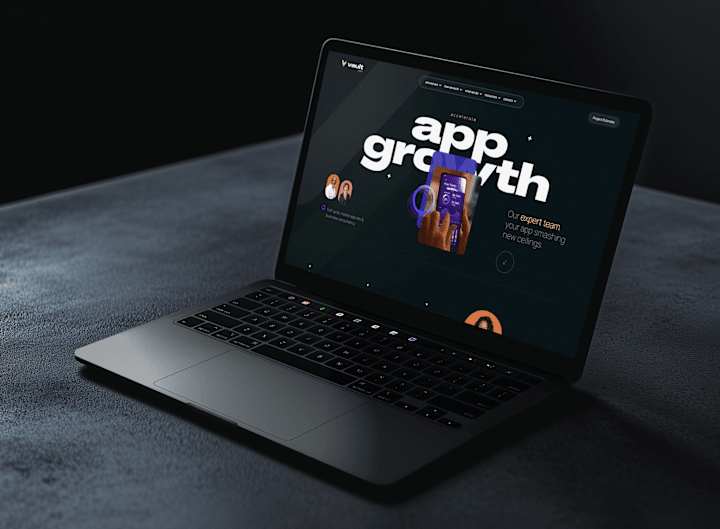 Cover image for Vault Apps - Mobile App Agency Website Buildout in Webflow