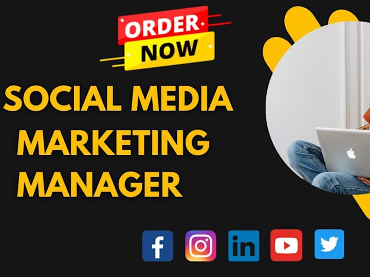 Cover image for I will be your committed social media manager