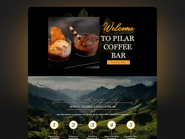 Cover image for Pilar Coffee Bar – Framer Development