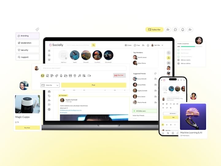 Cover image for Socially Community Builder Platform