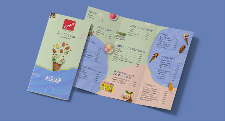 Cover image for Ennaar Icecream Branding, Visual Identity & Website