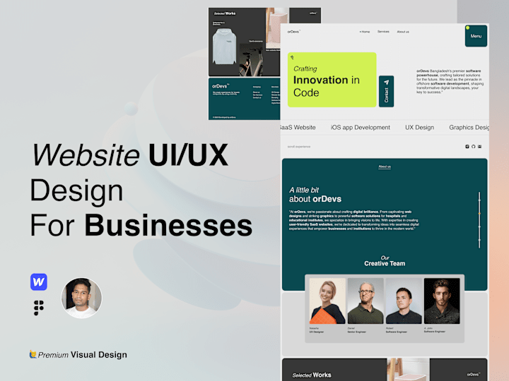 Cover image for orDevs Website redesign in Figma
