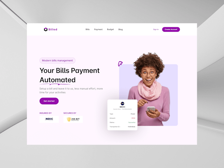 Cover image for Fintech Webflow Project