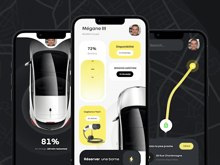 Cover image for Renault · Mobile Application Proof of Concept · Electric Vehicle