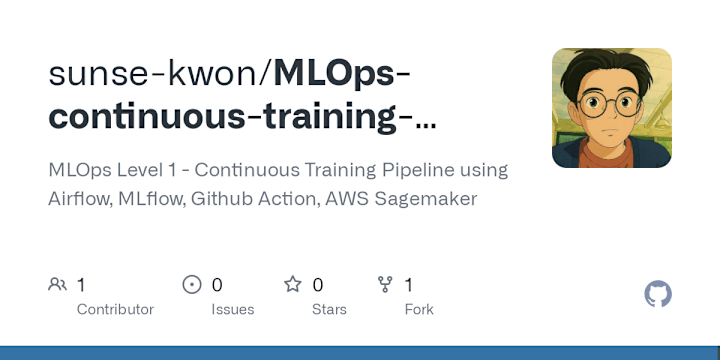 Cover image for MLOps Level1 - Continuous Training Pipeline