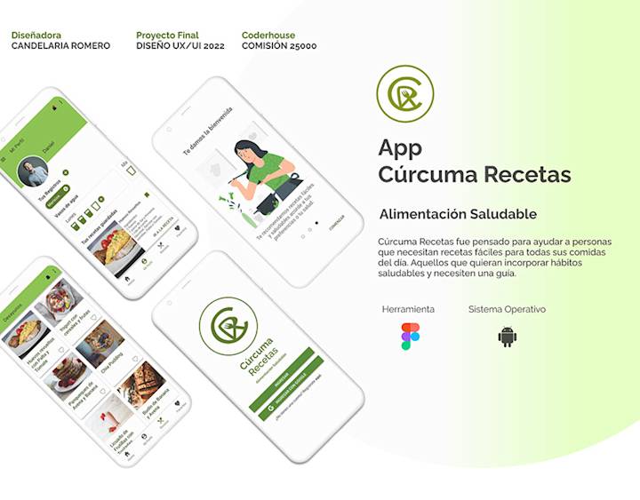 Cover image for Cúrcuma Recetas | UX/UI on Behance