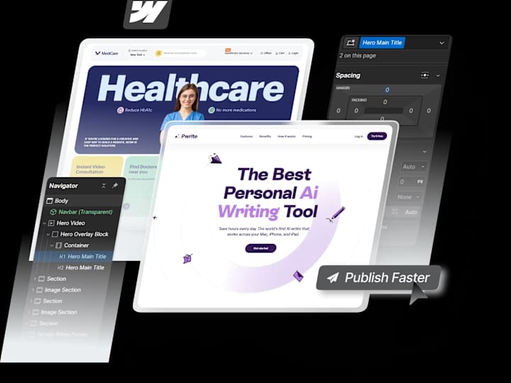 Cover image for Webflow Design and Development Services.