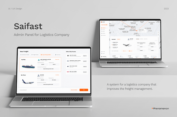 Cover image for Saifast - Logistics web app 